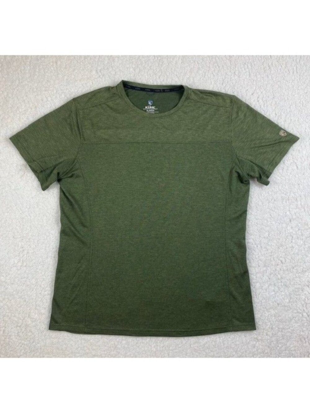 Kuhl Engineered Krew Shirt Men's XL Green UPF Sun Protection Outdoor Hiking 7361